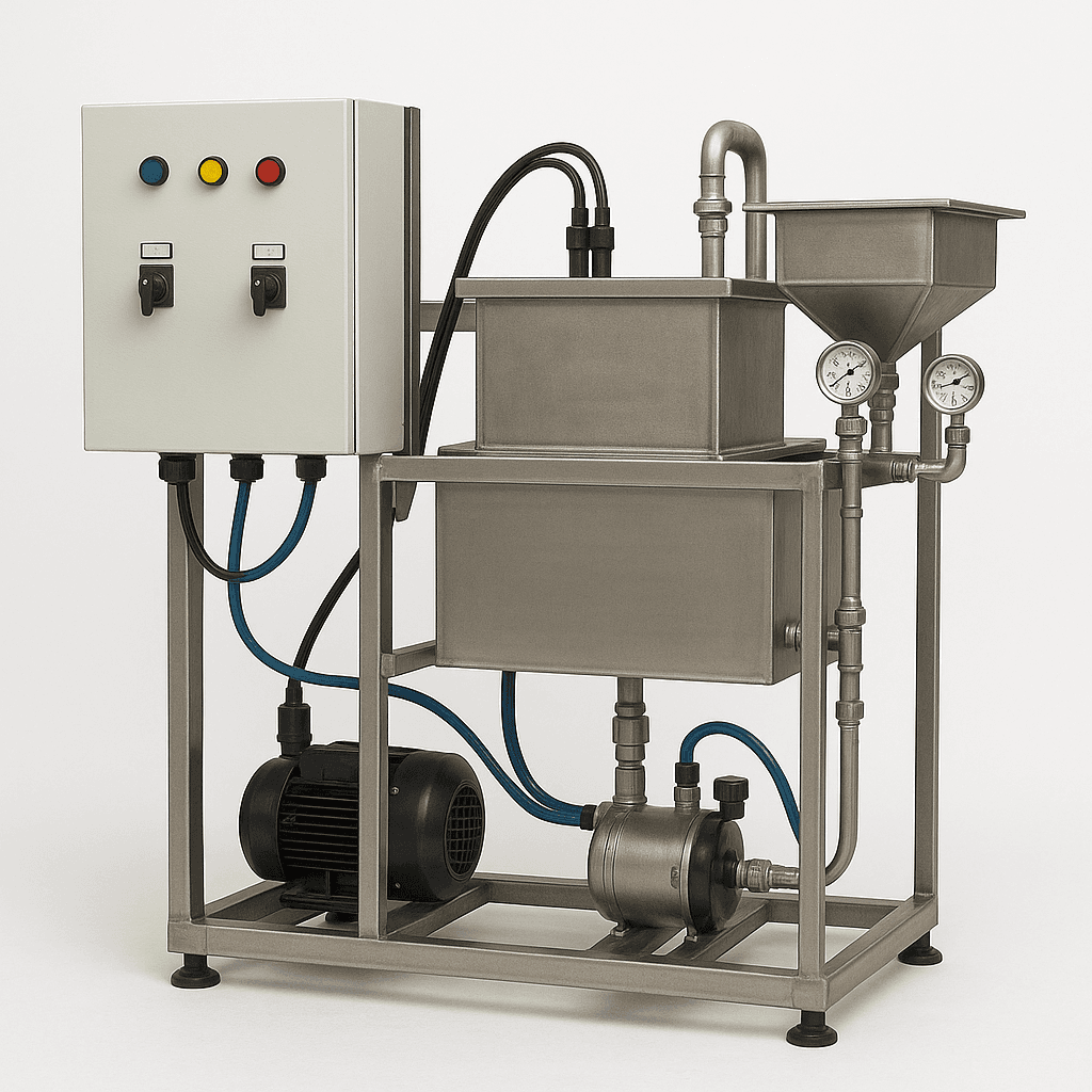 Compact Electrocoagulation + DAF Unit (200 L/h)